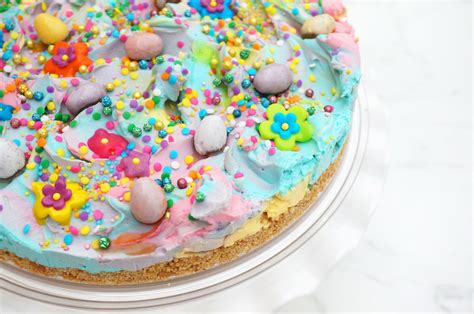 Food Easter Unicorn No Bake Rainbow Cheesecake Thou Shalt Not Covet
