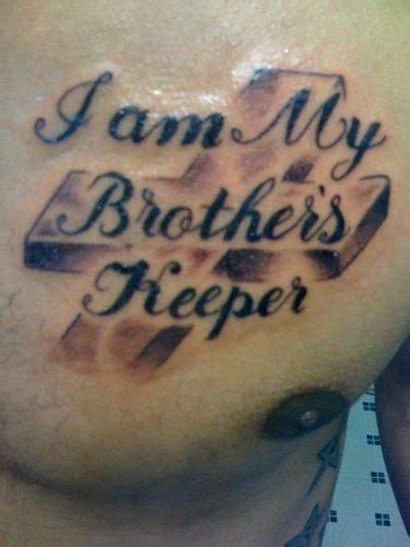 Meaning Of My Brothers Keeper Tattoo