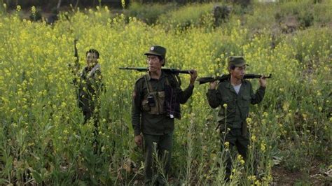 Myanmar Army And Rebels Sign Draft Ceasefire Agreement Bbc News