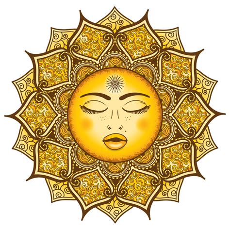 Sun Mandala Art Print By Serena King X Small Sun Mandala Mandala