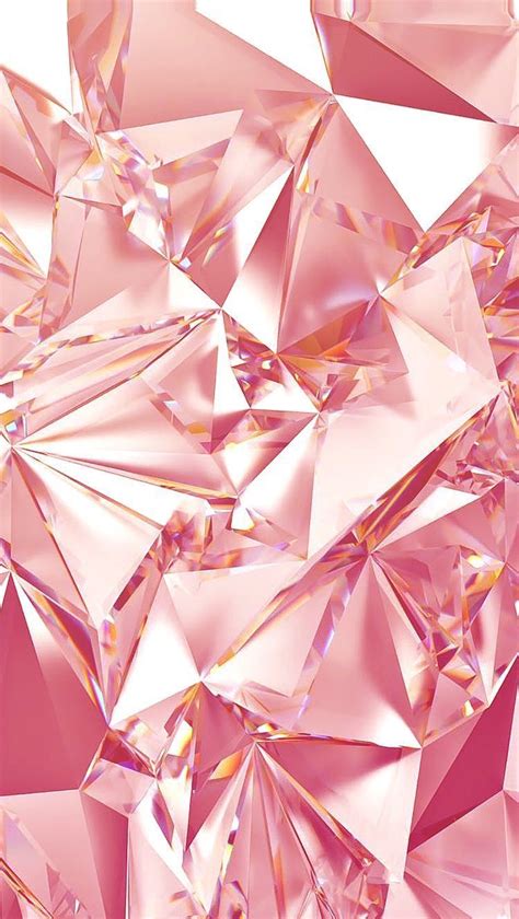 Iphone Glitter Iphone Rose Gold Diamond Pink Rose Cute Wallpapers Pic