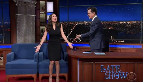Alexandria Ocasio Cortez Tells Colbert She Has 0 F S To Give To