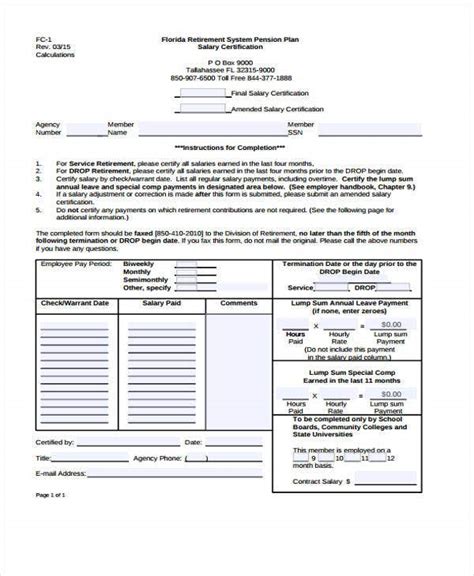 26 Salary Certificate Formats PDF Word