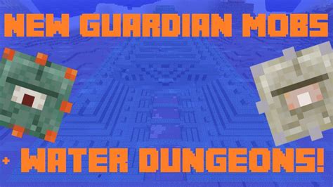 Minecraft Weekly News Snapshot Underwater Dungeons New Mobs New