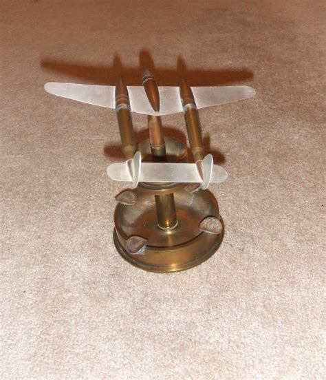 P 38 Trench Art Ashtray From Ww2 Collectors Weekly