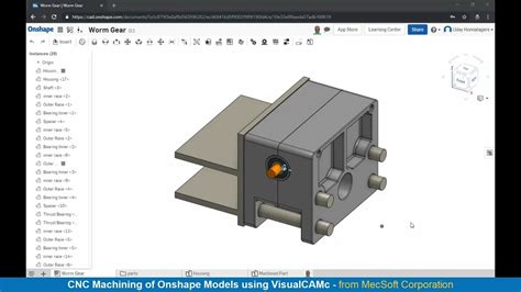 CNC Machining Of Onshape Models Using VisualCAMc YouTube