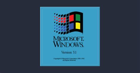 Windows 31 Splash Screen Windows T Shirt Teepublic