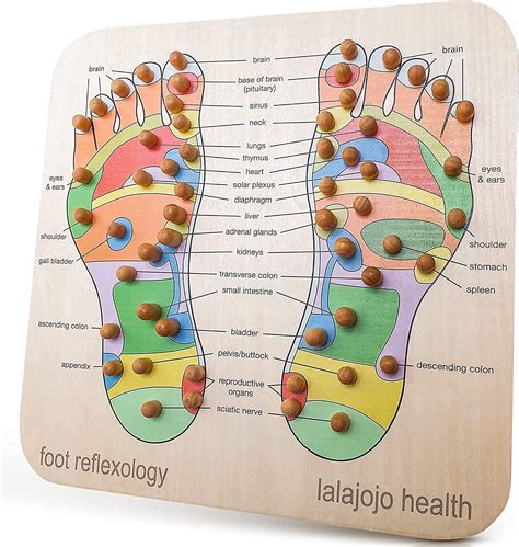 Foot Massager And Reflexology Tool Hand Crafted Massage Board For