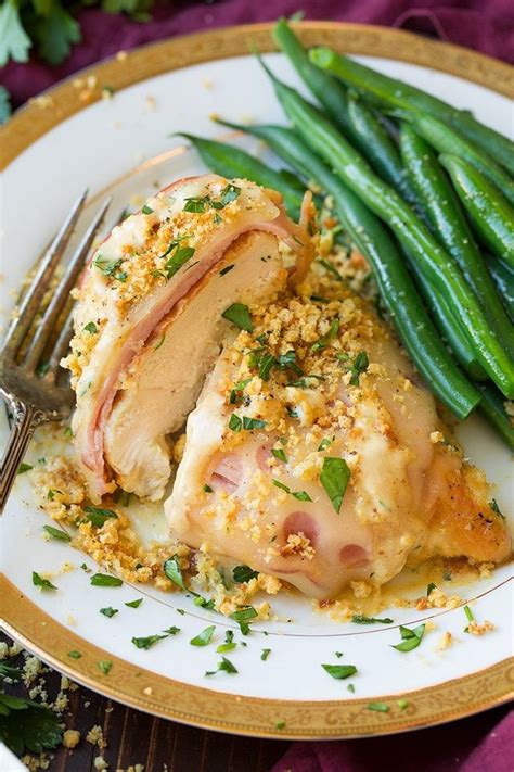 1,001 recipes for people with diabetes. Skillet Chicken Cordon Bleu with Creamy Dijon Sauce - Cooking Classy