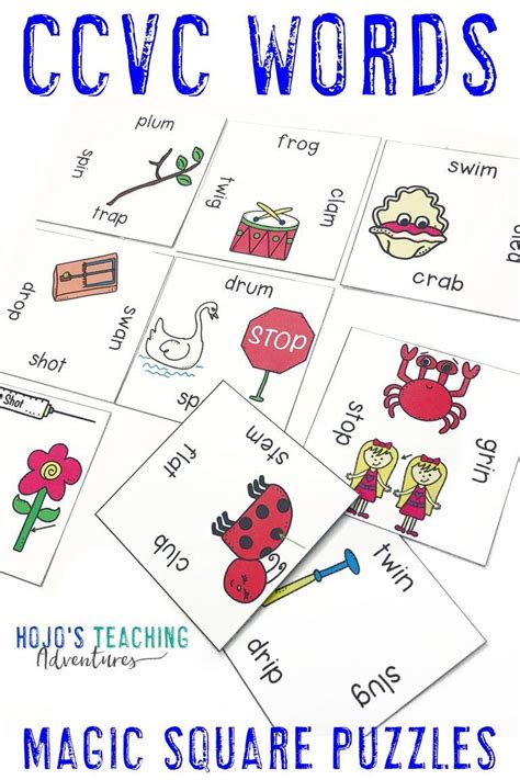 Segmentation is basically the breaking up of words into individual sounds and is covered in phase 4 phonics. CCVC Words Literacy Center Games, Activities, or Worksheet ...