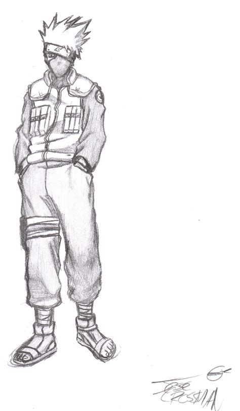 20 Latest Easy Full Body Kakashi Naruto Drawing Ibedang