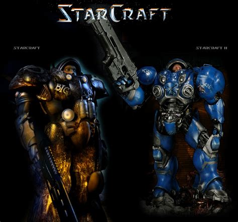 Terran Marine Comparison By Aphaits On Deviantart