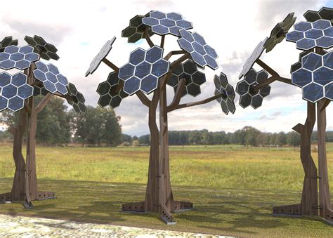Solar Energy Tree 3d Model Solar Energy Projects Solar Tree Solar