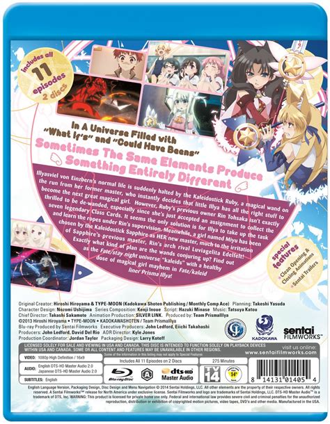 Fate Kaleid Liner Prisma Illya The Complete Collection Region Free Animeblurayuk