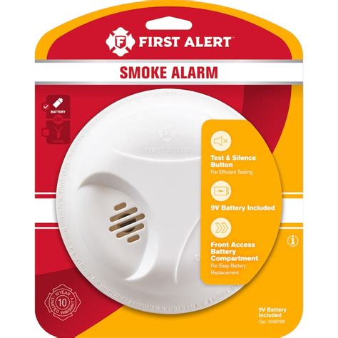 First Alert Battery Operated Ionization Sensor Smoke Detector In The