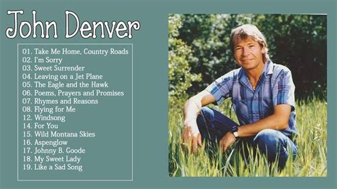 John Denver Greatest Hits Of All Time Golden Classic Country Songs Of
