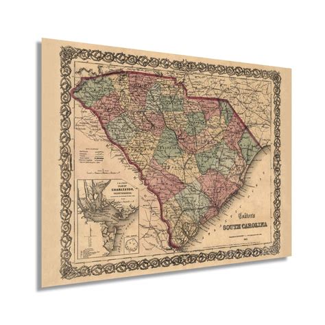 Buy Historix Vintage 1865 Of South Carolina 24x32 Inch South Carolina