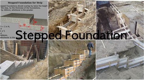 Stepped Foundation Meaning And Construction Sites Where Can Be Used