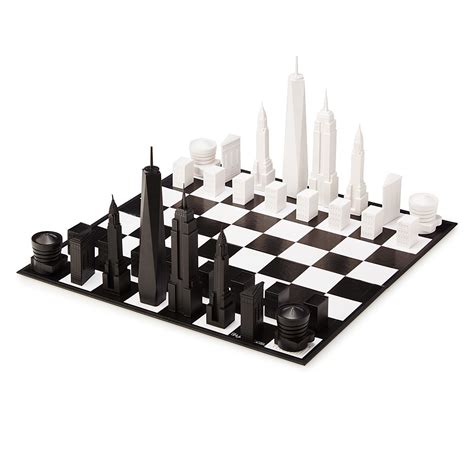Nyc Skyline Chess Unique Chess Sets Ts For Architects Uncommongoods