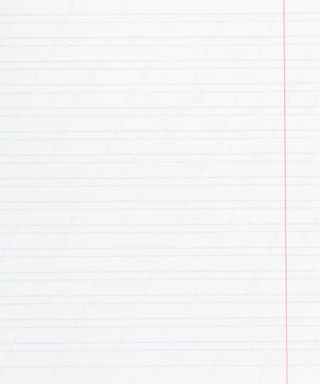 Notebook Narrow Lined Sheet Of Paper Stock Photo Image Of Notepad