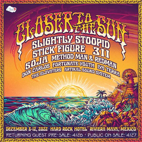 Slightly Stoopid Announces Closer To The Sun Mexican Concert Vacation Details Grateful Web