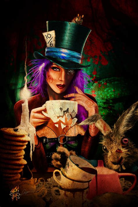 Mad Hatter Digital Art By Doug Schramm