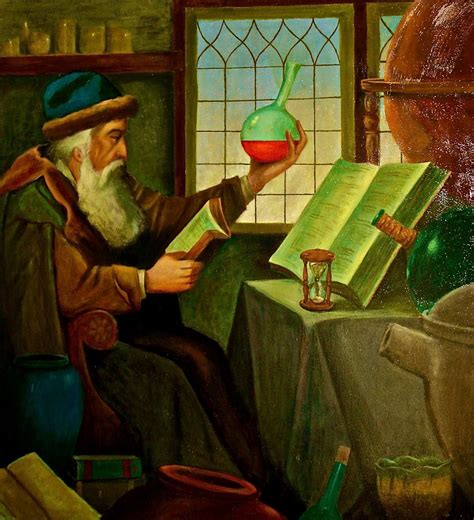 Medieval Alchemist Oil Painting Sally Mcburney Flickr