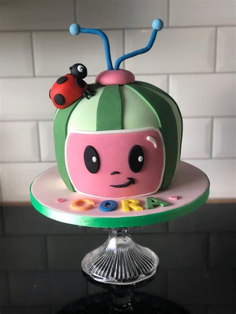 Cocomelon 3d sculpted cocomelon cake i have never heard of this sweet character until now. Cocomelon First Birthday Cake in 2020 | Baby birthday cakes, First birthday cakes, Girls 2nd ...