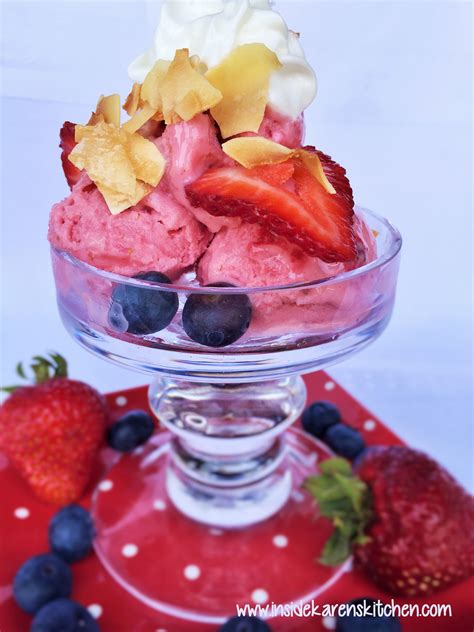 Fresh Strawberry Ice Cream Sundaes Inside Karens Kitchen