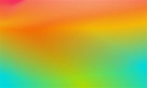 Beautiful Gradient Background Blue Orange Yellow And Green Smooth And