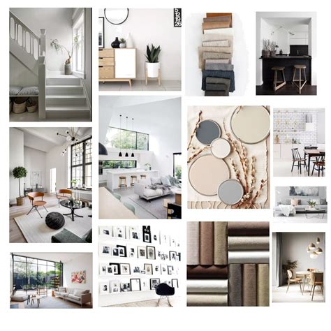 Scandinavian Mood Board Interior Design Mood Board By Goldrose Style