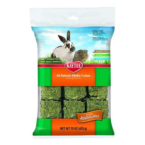 Kaytee Alfalfa Cubes Small Animal Food 15 Oz Bag Small