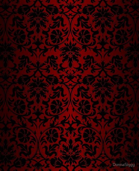 19 Red And Black Damask Wallpapers Wallpapersafari