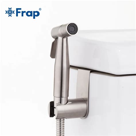 Frap New Stainless Steel Handheld Bidet Spray Shower Set Toilet Shattaf Sprayer Douche Kit