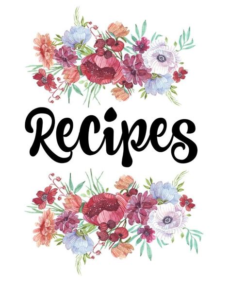 Recipe Book Cover Template Free Create Your Own Book Cover