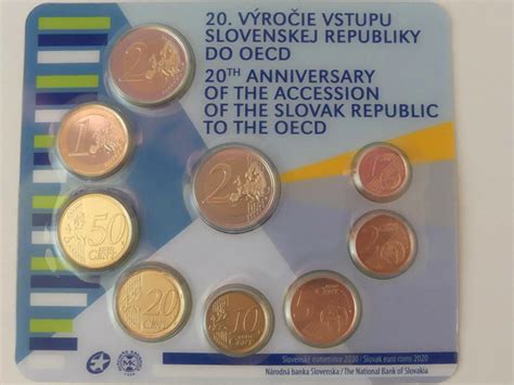 Slovakia Euro Coinset 20th Anniversary Of Accession To The Oecd 2020