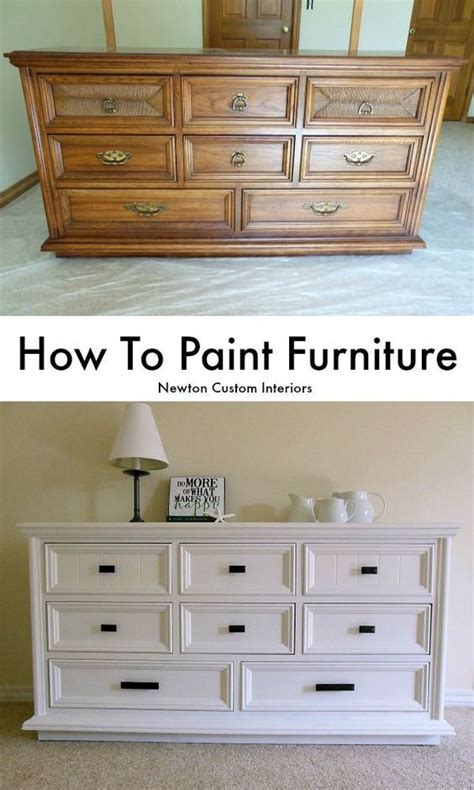 How To Paint Furniture Learn How To Paint Furniture With This Step By