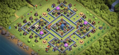 Best Anti 2 Stars Base Th12 With Link Legend League Town Hall Level