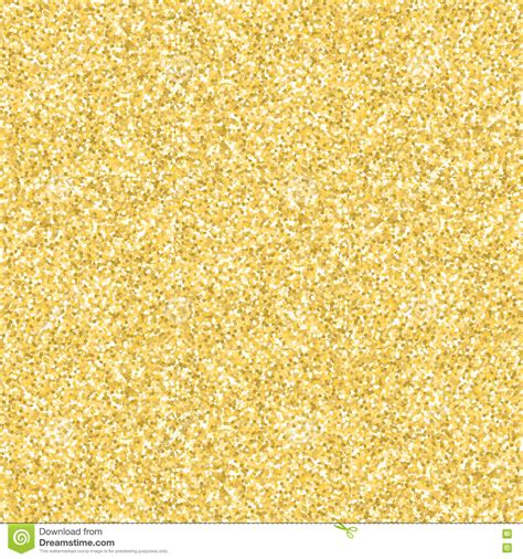 Gold Glitter Seamless Pattern Texture Vector Illustration