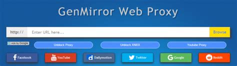 Compatible with popular sites such as youtube, facebook, reddit, twitter, and many others, this unblock proxy always yields great results. gen-mirror-proxy-youtube