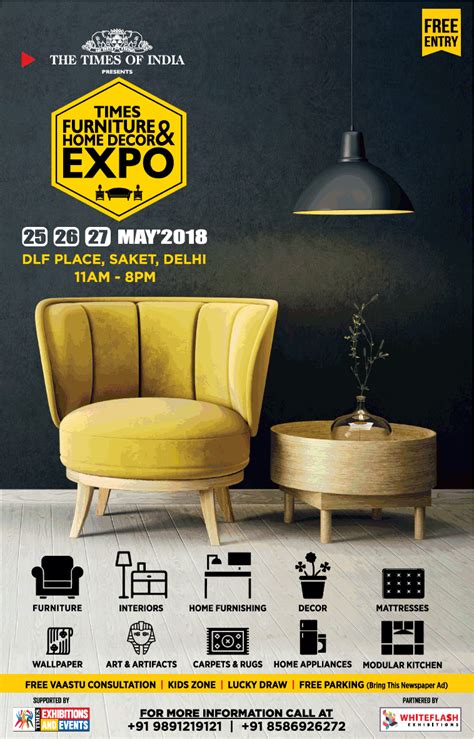 The Times Of India Presents Times Furniture And Home Decor Expo Ad Advert Gallery
