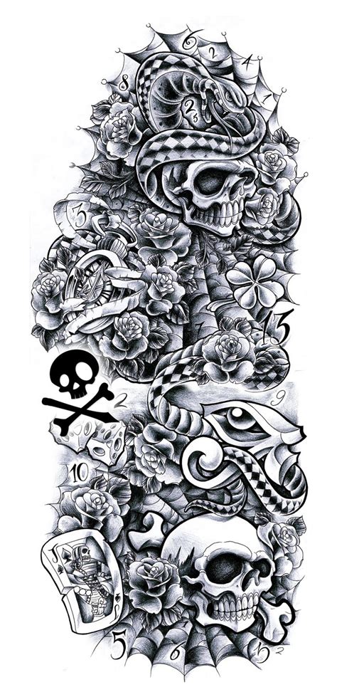 Commission Sleeve Andrea By Willemxsm On Deviantart Tattoo Ideas