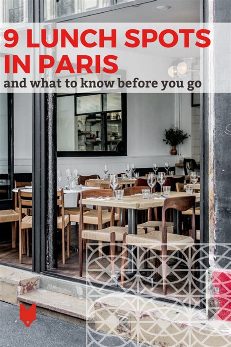 8 Places For The Best Lunch In Paris And What To Know Before You Go