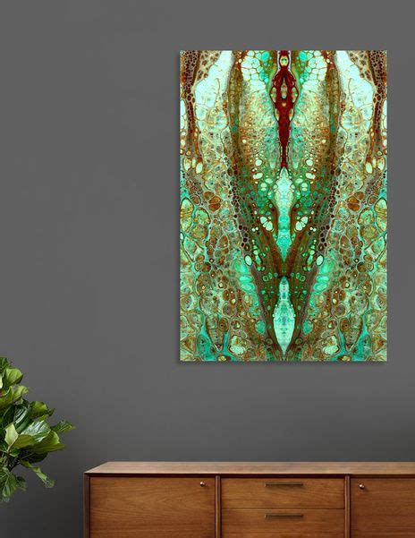 Green Cells Canvas Print By Annemarie Ridderhof Exclusive Edition From 59
