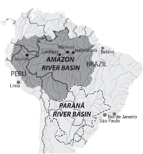 Amazon River On World Map