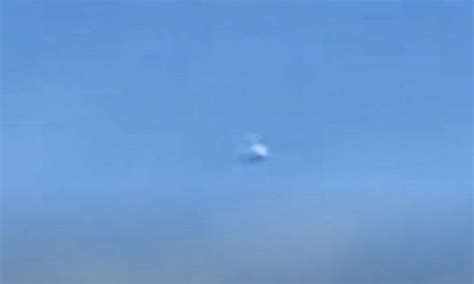 Ufo Sighting Mysterious Craft Races Past Passenger Plane Window Over