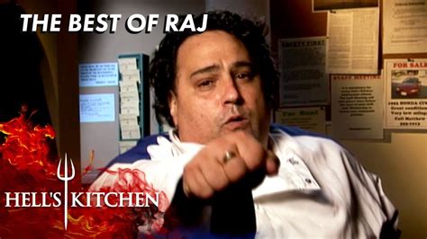 Every Single Raj Moment On Hells Kitchen Youtube