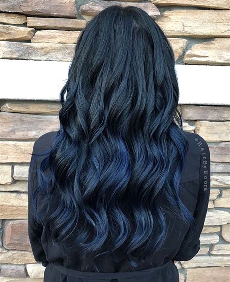 Share 73 Dark Hair With Blue Highlights Latest Ineteachers