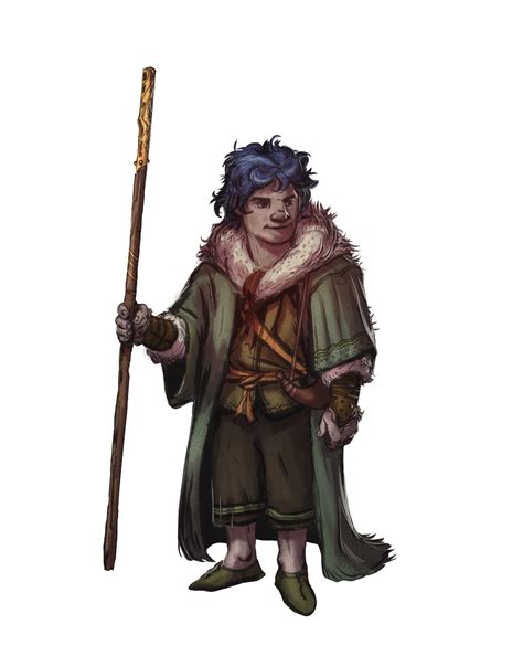 Oc Art A Gnome Monk Commission Fantasy Character Design Dungeons