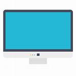 Monitor Computer Icon Flat Transparent Definition Clipart